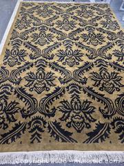 MaxSold Auction: New Hand Knotted in Nepal William Morris Design Wool Rug - Oshawa (Ontario, Canada) SELLER MANAGED Commercial Liquidation Online Auction - Bond Street West (STORAGE)