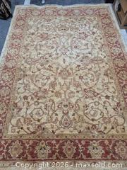 MaxSold Auction: New Handmade Oushak Persian Design Wool Rug - Oshawa (Ontario, Canada) SELLER MANAGED Commercial Liquidation Online Auction - Bond Street West (STORAGE)