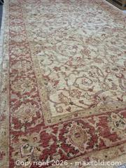 MaxSold Auction: New Handmade Oushak Persian Design Wool Rug - Oshawa (Ontario, Canada) SELLER MANAGED Commercial Liquidation Online Auction - Bond Street West (STORAGE)