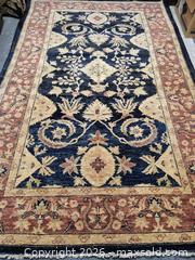 MaxSold Auction: New Handmade Oushak Persian Design Wool Rug - Oshawa (Ontario, Canada) SELLER MANAGED Commercial Liquidation Online Auction - Bond Street West (STORAGE)