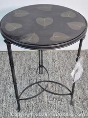 MaxSold Auction: Pulaski Black Metal Round Accent Table - Oshawa (Ontario, Canada) SELLER MANAGED Commercial Liquidation Online Auction - Bond Street West (STORAGE)