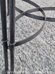 MaxSold Auction: Pulaski Black Metal Round Accent Table - Oshawa (Ontario, Canada) SELLER MANAGED Commercial Liquidation Online Auction - Bond Street West (STORAGE)