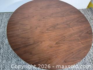 MaxSold Auction: Round Teak Coffee Table - Oshawa (Ontario, Canada) SELLER MANAGED Commercial Liquidation Online Auction - Bond Street West (STORAGE)