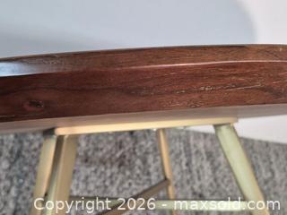 MaxSold Auction: Round Teak Coffee Table - Oshawa (Ontario, Canada) SELLER MANAGED Commercial Liquidation Online Auction - Bond Street West (STORAGE)