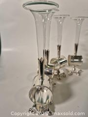 MaxSold Auction: Set of Four Vintage Civil Plate Footed Napkin Holders - Oshawa (Ontario, Canada) SELLER MANAGED Commercial Liquidation Online Auction - Bond Street West (STORAGE)