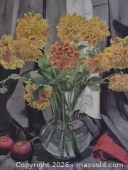 MaxSold Auction: Signed Still Life Watercolor Painting - Oshawa (Ontario, Canada) SELLER MANAGED Commercial Liquidation Online Auction - Bond Street West (STORAGE)