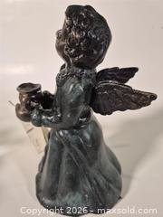 MaxSold Auction: Victorian Style Bronze Angel Candle Holder - Oshawa (Ontario, Canada) SELLER MANAGED Commercial Liquidation Online Auction - Bond Street West (STORAGE)