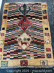 MaxSold Auction: Vintage Persian Gageh Rug - Oshawa (Ontario, Canada) SELLER MANAGED Commercial Liquidation Online Auction - Bond Street West (STORAGE)