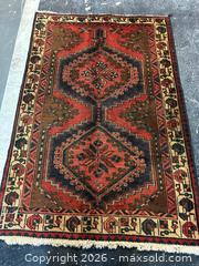 MaxSold Auction: Vintage Persian Handmade Wool Rug - Oshawa (Ontario, Canada) SELLER MANAGED Commercial Liquidation Online Auction - Bond Street West (STORAGE)