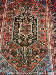 MaxSold Auction: Vintage Persian Handmade Wool Rug - Oshawa (Ontario, Canada) SELLER MANAGED Commercial Liquidation Online Auction - Bond Street West (STORAGE)
