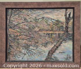 MaxSold Auction: Vintage Signed Oil on Canvas Painting - Oshawa (Ontario, Canada) SELLER MANAGED Commercial Liquidation Online Auction - Bond Street West (STORAGE)