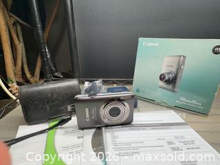 MaxSold Auction: Canon digital camera - Toronto (Ontario, Canada) SELLER MANAGED Moving Online Auction - Ontario Street (CONDO)
