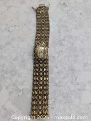 MaxSold Auction: Bulova Women's Gold Tone Gold-Plated Bracelet Watch - Trent Hills (Ontario, Canada) SELLER MANAGED Reseller Online Auction - Industrial Drive