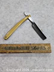 MaxSold Auction: H. Boker & Co. Straight Razor (Germany) with Original Box - Trent Hills (Ontario, Canada) SELLER MANAGED Reseller Online Auction - Industrial Drive