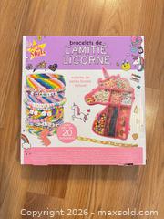 MaxSold Auction: Just My Style Jewelry Craft Kit with Unicorn Storage Case - Smiths Falls (Ontario, Canada) SELLER MANAGED Downsizing Online Auction - Salmon Side Road