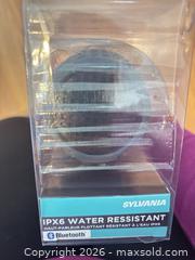 MaxSold Auction: Sylvania Floating Bluetooth Speaker - Black - Smiths Falls (Ontario, Canada) SELLER MANAGED Downsizing Online Auction - Salmon Side Road