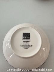 MaxSold Auction: 222 Fifth Porcelain Set of 7 Bowls with Red Floral Damask - Strathroy-Caradoc (Ontario, Canada) SELLER MANAGED Estate Sale Online Auction - Claire Court