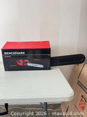 MaxSold Auction: Benchmark Corded Electric Chainsaw 15 Amp, Red - Strathroy-Caradoc (Ontario, Canada) SELLER MANAGED Estate Sale Online Auction - Claire Court