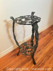 MaxSold Auction: Cast Iron Two-Tier Plant Stand for Outdoor/Garden - Strathroy-Caradoc (Ontario, Canada) SELLER MANAGED Estate Sale Online Auction - Claire Court