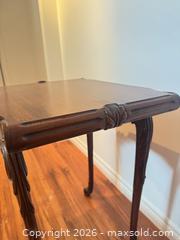 MaxSold Auction: Chinese Chippendale Style Carved Mahogany End Table - Strathroy-Caradoc (Ontario, Canada) SELLER MANAGED Estate Sale Online Auction - Claire Court
