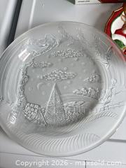 MaxSold Auction: Fitz and Floyd Christmas Santa Canapé Plate & Glass Serving Set - Strathroy-Caradoc (Ontario, Canada) SELLER MANAGED Estate Sale Online Auction - Claire Court