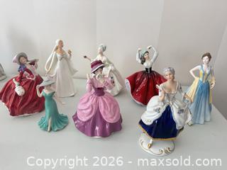 MaxSold Auction: Lot of 8 Royal Doulton Figures  - Strathroy-Caradoc (Ontario, Canada) SELLER MANAGED Estate Sale Online Auction - Claire Court