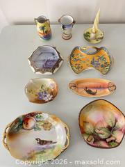 MaxSold Auction: Lot of 9 Nippon Hand-Painted Porcelain & Ceramic Pieces - Strathroy-Caradoc (Ontario, Canada) SELLER MANAGED Estate Sale Online Auction - Claire Court