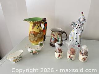 MaxSold Auction: Made in England Lot. Coalport Clown Figurine and Bunnykins Egg Cup - Strathroy-Caradoc (Ontario, Canada) SELLER MANAGED Estate Sale Online Auction - Claire Court