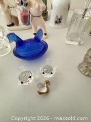 MaxSold Auction: Mixed Lot: Glass Salt & Pepper, Cobalt Hen-on-Nest, Porcelain Chefs - Strathroy-Caradoc (Ontario, Canada) SELLER MANAGED Estate Sale Online Auction - Claire Court