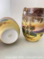 MaxSold Auction: Pair of Hand Painted Nippon Porcelain Vases - Strathroy-Caradoc (Ontario, Canada) SELLER MANAGED Estate Sale Online Auction - Claire Court