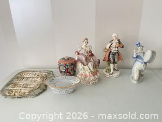 MaxSold Auction: Porcelain/Ceramic Figurines, Decorative Ginger Jar & Wall Plaque - Strathroy-Caradoc (Ontario, Canada) SELLER MANAGED Estate Sale Online Auction - Claire Court