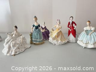 MaxSold Auction: Royal Doulton - 6 Bone China Porcelain Collectible Figurines - Strathroy-Caradoc (Ontario, Canada) SELLER MANAGED Estate Sale Online Auction - Claire Court
