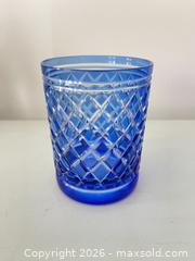 MaxSold Auction: Set of 6 Blue Diamond Lattice Rocks Glass Tumblers - Strathroy-Caradoc (Ontario, Canada) SELLER MANAGED Estate Sale Online Auction - Claire Court