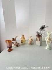 MaxSold Auction: Set of 6 Glass and Porcelain Vases - Strathroy-Caradoc (Ontario, Canada) SELLER MANAGED Estate Sale Online Auction - Claire Court