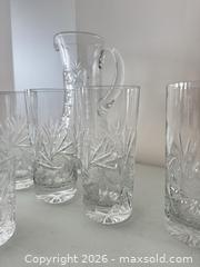MaxSold Auction: Set of crystal glasses and pitcher - Strathroy-Caradoc (Ontario, Canada) SELLER MANAGED Estate Sale Online Auction - Claire Court