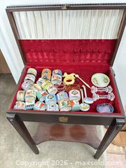 MaxSold Auction: Vintage flatware box with napkins rings, trinkets dishes, antique caviar spoon  - Strathroy-Caradoc (Ontario, Canada) SELLER MANAGED Estate Sale Online Auction - Claire Court