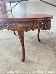MaxSold Auction: Vintage French Louis XV-style oval coffee table  - Strathroy-Caradoc (Ontario, Canada) SELLER MANAGED Estate Sale Online Auction - Claire Court