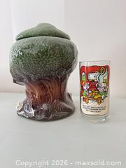 MaxSold Auction: Vintage Keebler Elves Ceramic Cookie Jar & Glass Tumbler - Strathroy-Caradoc (Ontario, Canada) SELLER MANAGED Estate Sale Online Auction - Claire Court