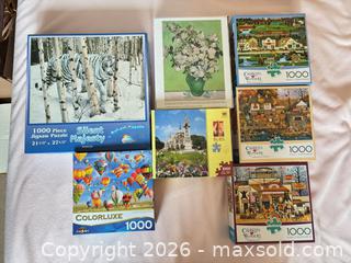 MaxSold Auction: 13 jigsaw puzzles - Novato (California, USA) SELLER MANAGED Estate Sale Online Auction - Nina Drive