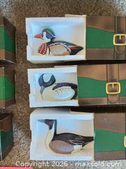 MaxSold Auction: 6 Avon collectible ducks and 2 shelves - Novato (California, USA) SELLER MANAGED Estate Sale Online Auction - Nina Drive