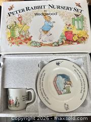 MaxSold Auction: Beatrix Potter Peter Rabbit Plush Toy (Late 20th C) - Novato (California, USA) SELLER MANAGED Estate Sale Online Auction - Nina Drive