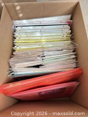 MaxSold Auction: Box of Quilting Patterns   - Novato (California, USA) SELLER MANAGED Estate Sale Online Auction - Nina Drive