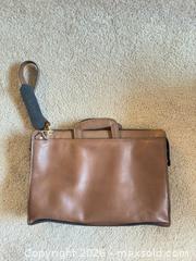 MaxSold Auction: Brown Leather Handbag/briefcase - Novato (California, USA) SELLER MANAGED Estate Sale Online Auction - Nina Drive