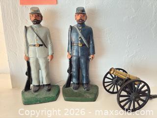 MaxSold Auction: Cast iron Civil War Soldiers, with Cannon & Other Small Figures - Novato (California, USA) SELLER MANAGED Estate Sale Online Auction - Nina Drive