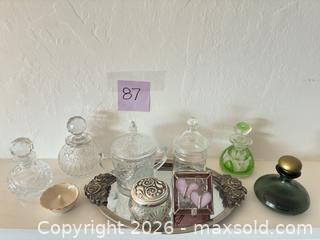 MaxSold Auction: Collection of Decorative Vanity Bottles & Containers - Novato (California, USA) SELLER MANAGED Estate Sale Online Auction - Nina Drive