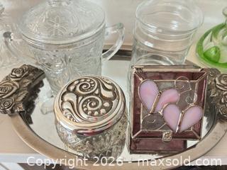 MaxSold Auction: Collection of Decorative Vanity Bottles & Containers - Novato (California, USA) SELLER MANAGED Estate Sale Online Auction - Nina Drive