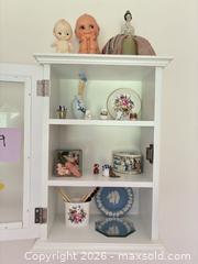 MaxSold Auction: Curio cabinet with Cupie dolls  - Novato (California, USA) SELLER MANAGED Estate Sale Online Auction - Nina Drive
