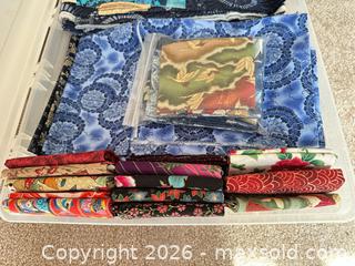 MaxSold Auction: Fabric: Quilting Cotton, Japanese Prints  - Novato (California, USA) SELLER MANAGED Estate Sale Online Auction - Nina Drive