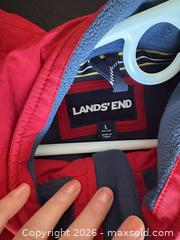 MaxSold Auction: Red Jackets — Lands' End & G.H. Bass & Co., XS–L - Novato (California, USA) SELLER MANAGED Estate Sale Online Auction - Nina Drive