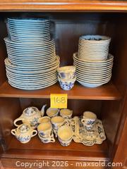 MaxSold Auction: Set of Blue Danube White Glazed Porcelain China - Novato (California, USA) SELLER MANAGED Estate Sale Online Auction - Nina Drive